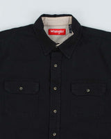 Wrangler Black Long Sleeve Shirt - L
