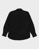 Vintage Y2k 00s Alfani Black Shirt - M