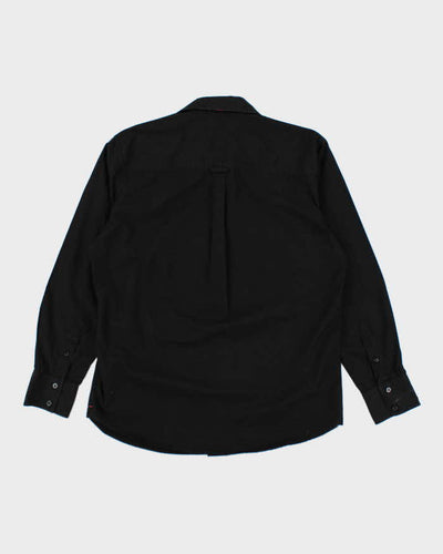 Vintage Y2k 00s Alfani Black Shirt - M