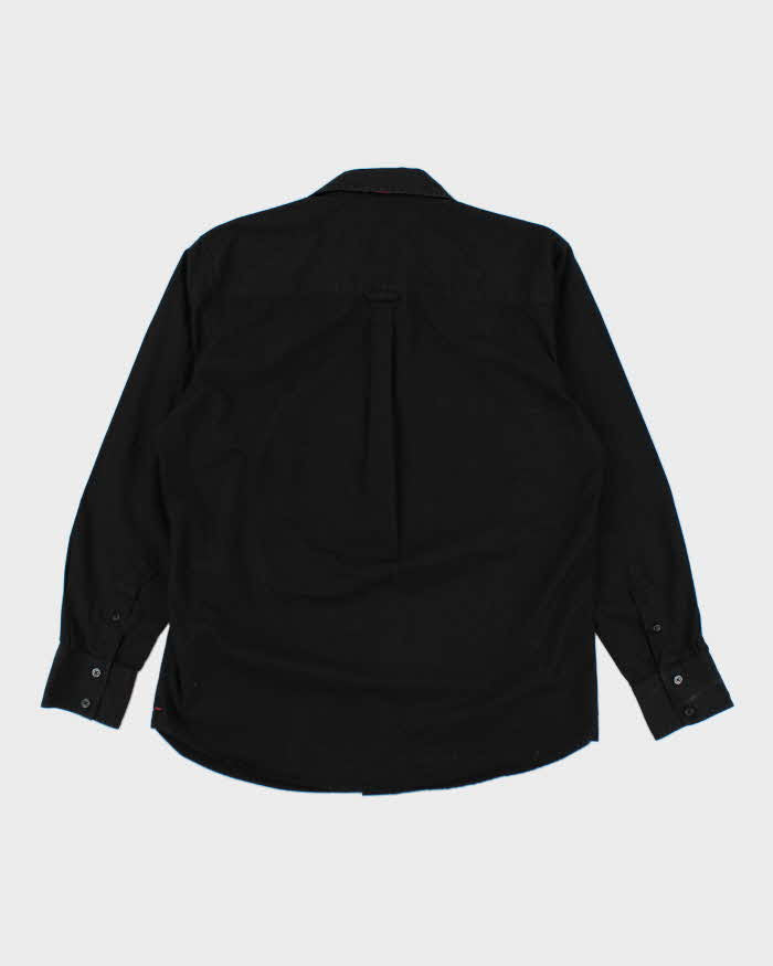 Vintage Y2k 00s Alfani Black Shirt - M