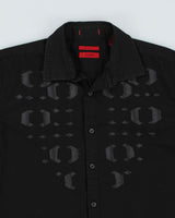 Vintage Y2k 00s Alfani Black Shirt - M