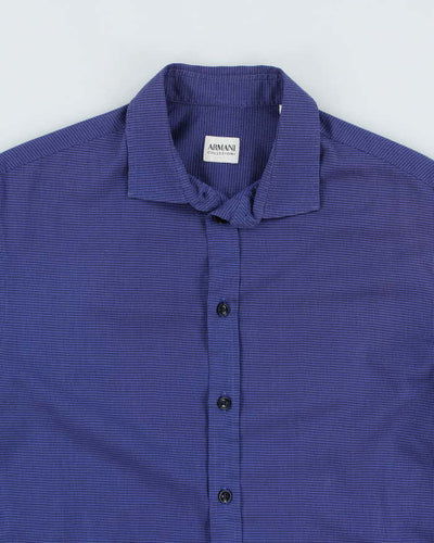 Vintage Y2k 00s Armani Purple Shirt - S