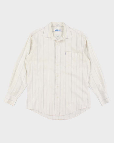 Vintage 90s Yves Saint Laurent Stripe Shirt - L