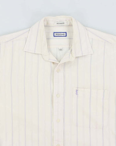 Vintage 90s Yves Saint Laurent Stripe Shirt - L