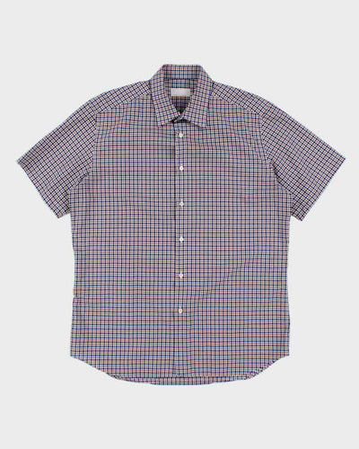 Vintage Prada Check Short Sleeve Shirt - L