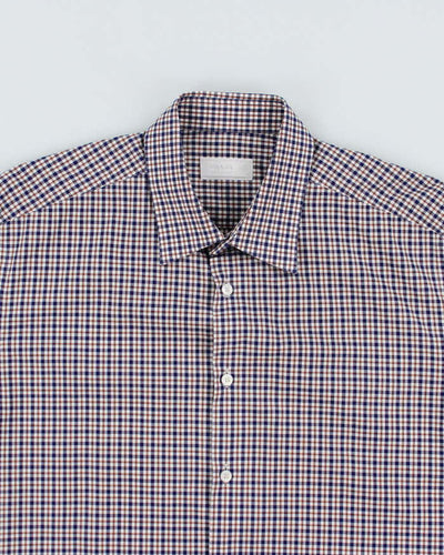 Vintage Prada Check Short Sleeve Shirt - L