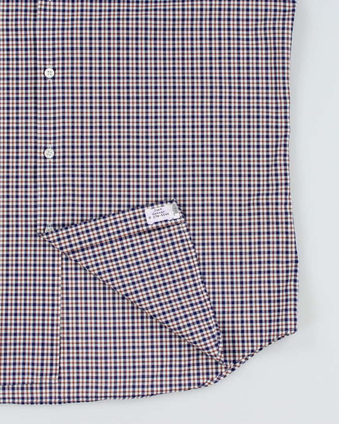 Vintage Prada Check Short Sleeve Shirt - L