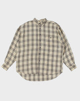 Vintage Nine Twenty East Silk Check Shirt - L