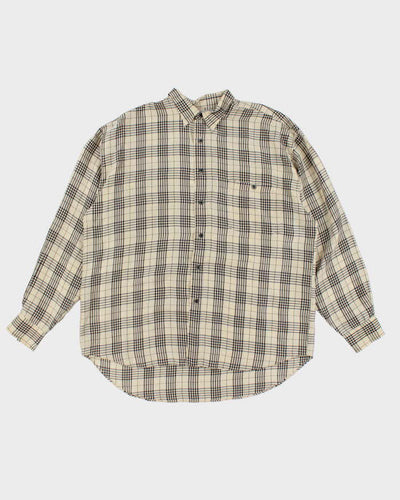 Vintage Nine Twenty East Silk Check Shirt - L