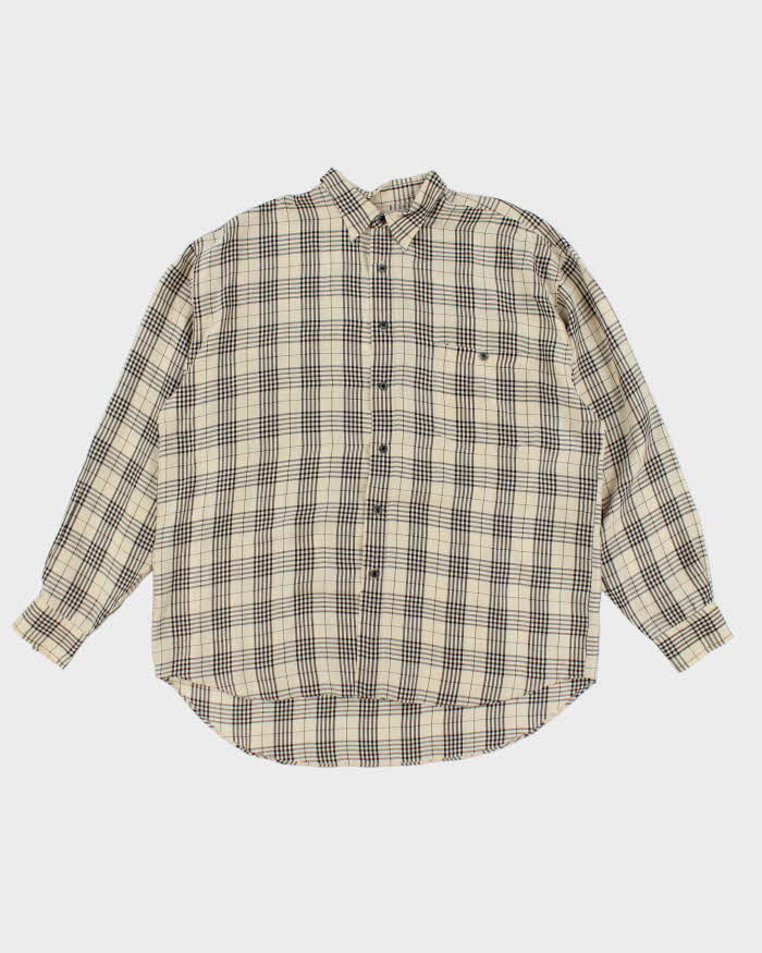 Vintage Nine Twenty East Silk Check Shirt - L