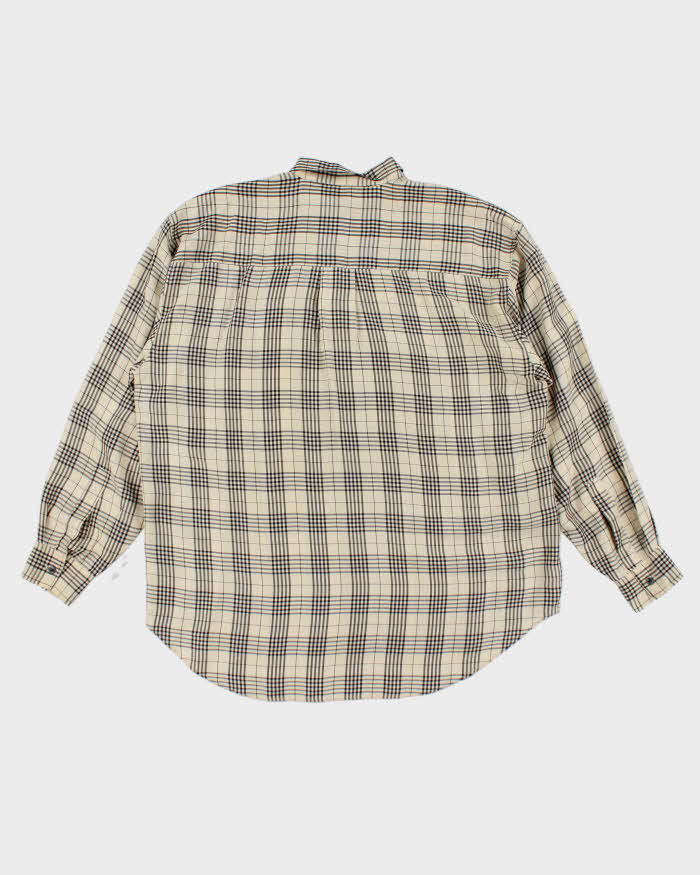 Vintage Nine Twenty East Silk Check Shirt - L