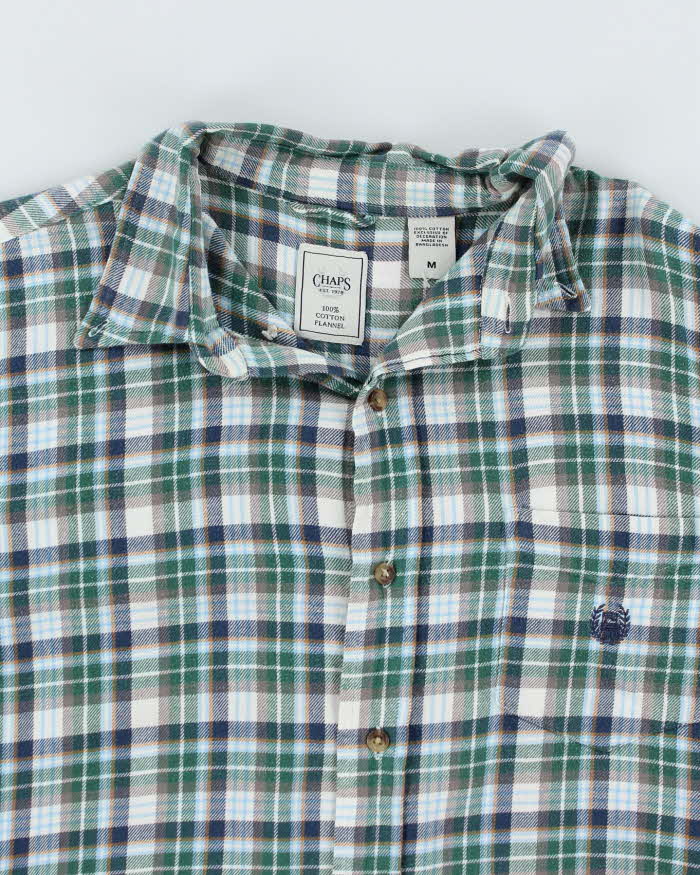 Vintage Chaps Check Flannel Shirt - M