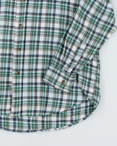Vintage Chaps Check Flannel Shirt - M