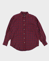Vintage 90s Polo Jeans Ralph Lauren Check Flannel Shirt - M