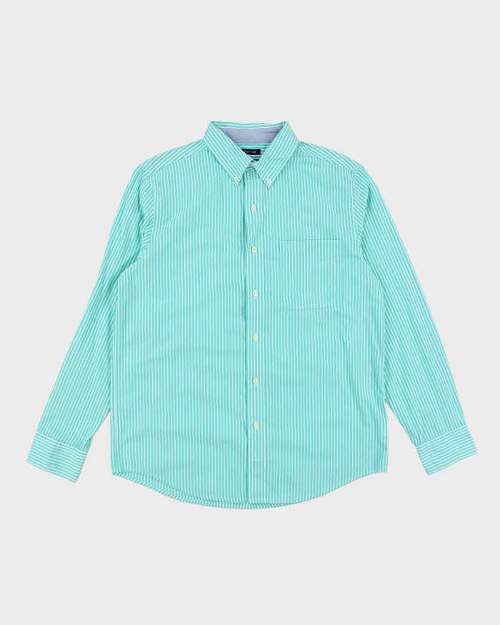 Chaps Blue Stripe Shirt - M