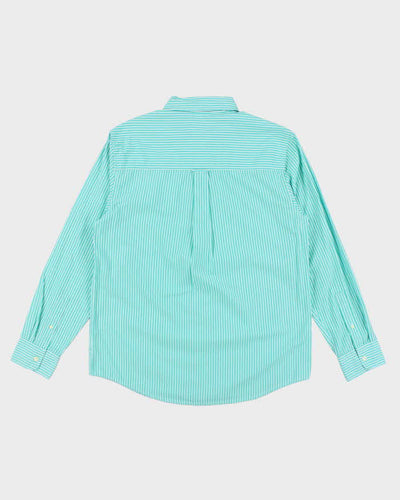 Chaps Blue Stripe Shirt - M