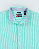 Chaps Blue Stripe Shirt - M
