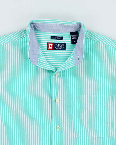 Chaps Blue Stripe Shirt - M