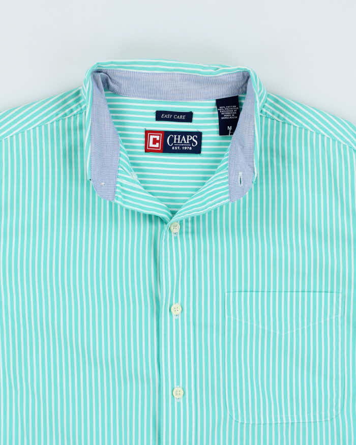 Chaps Blue Stripe Shirt - M