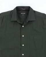 Pierre Cardin Green Stripe Shirt - M