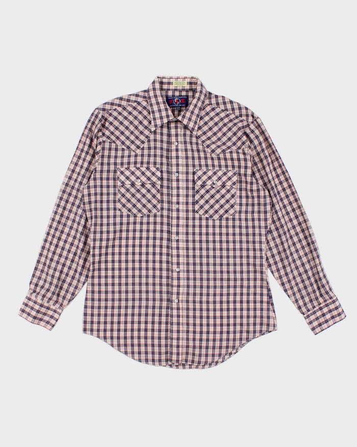Vintage First International Western Check Shirt - M