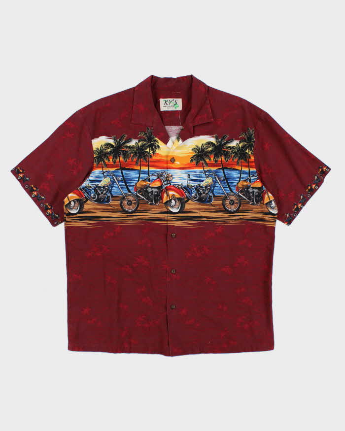 Vintage 90's Ky's Hawaiian Shirt - L
