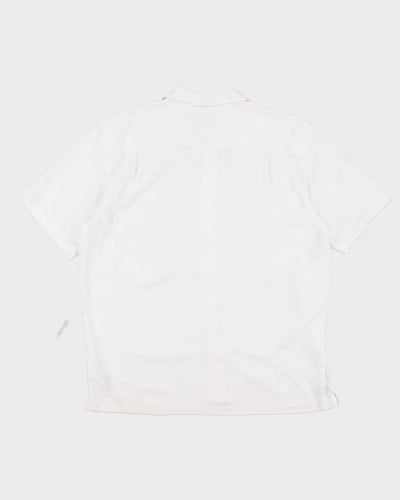 Quicksilver White Short Sleeve Shirt - XL