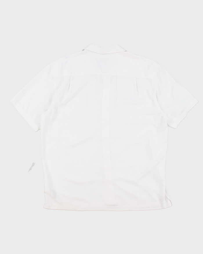 Quicksilver White Short Sleeve Shirt - XL
