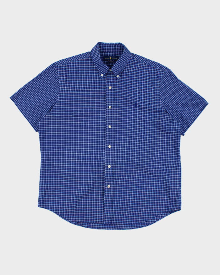 Ralph Lauren Blue Check Shirt - L