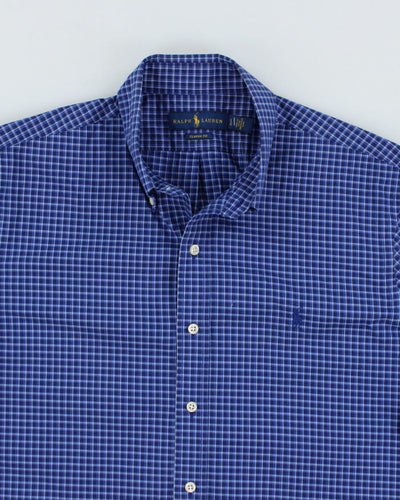 Ralph Lauren Blue Check Shirt - L