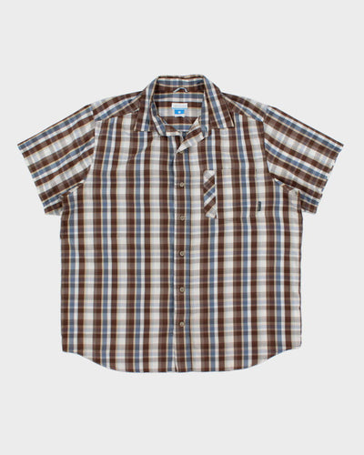 Columbia Short Sleeve Check Shirt - L