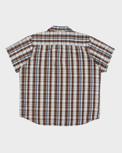 Columbia Short Sleeve Check Shirt - L