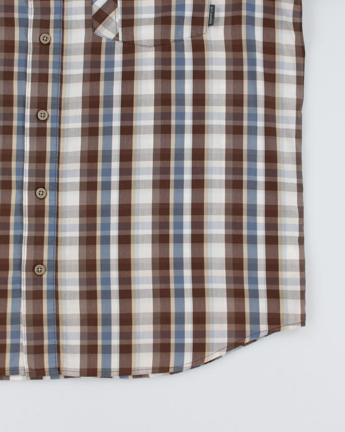 Columbia Short Sleeve Check Shirt - L