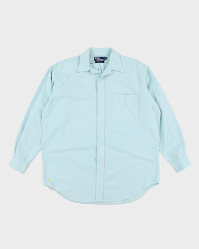 Vintage 90s Polo by Ralph Lauren Striped Thick Cotton Shirt - M