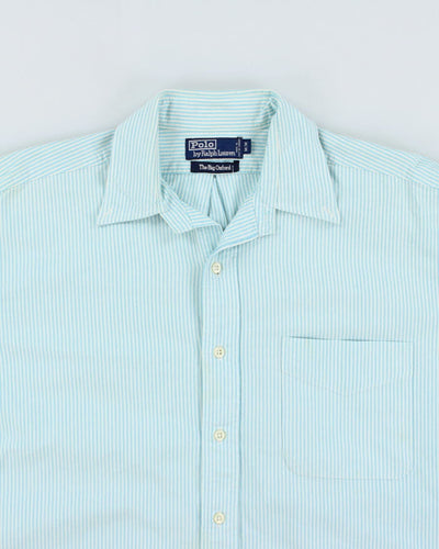 Vintage 90s Polo by Ralph Lauren Striped Thick Cotton Shirt - M