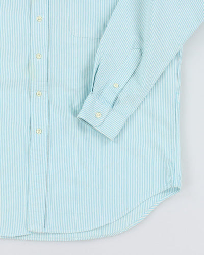 Vintage 90s Polo by Ralph Lauren Striped Thick Cotton Shirt - M
