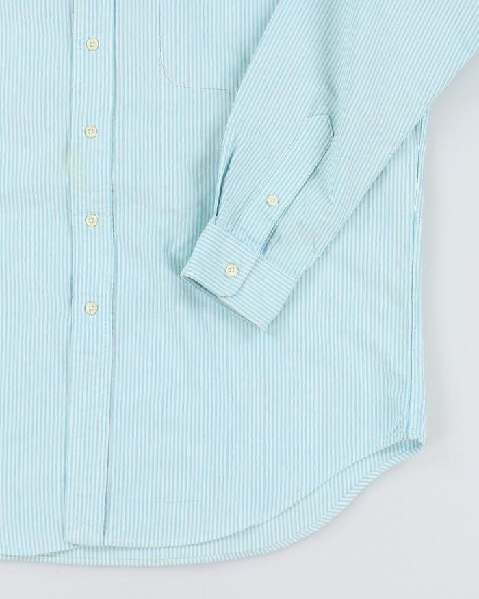 Vintage 90s Polo by Ralph Lauren Striped Thick Cotton Shirt - M