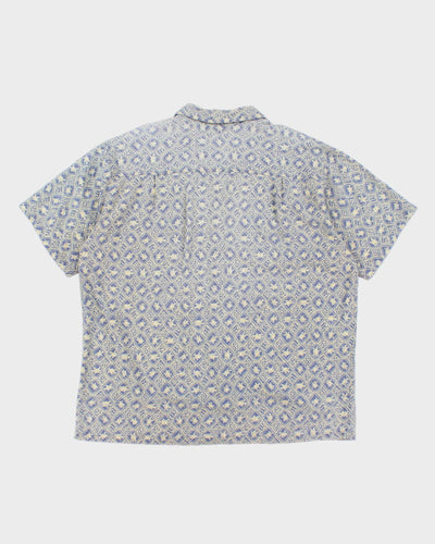 Vintage 90s Patatgonia Patterned Short Sleeve Shirt - XL
