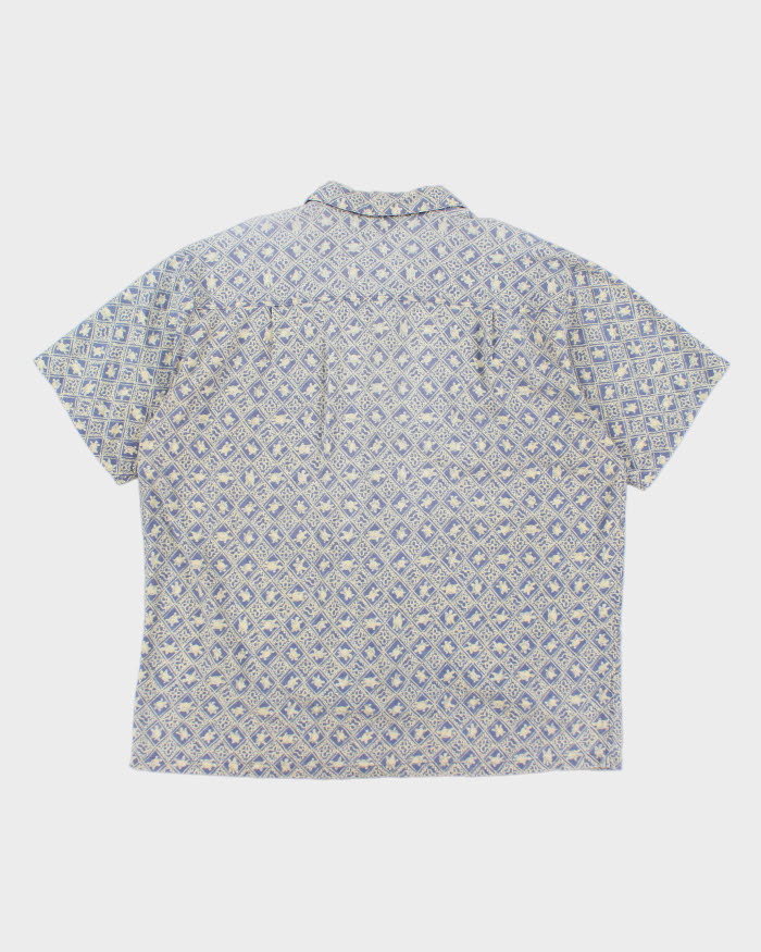 Vintage 90s Patatgonia Patterned Short Sleeve Shirt - XL