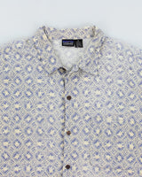 Vintage 90s Patatgonia Patterned Short Sleeve Shirt - XL