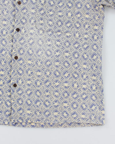 Vintage 90s Patatgonia Patterned Short Sleeve Shirt - XL