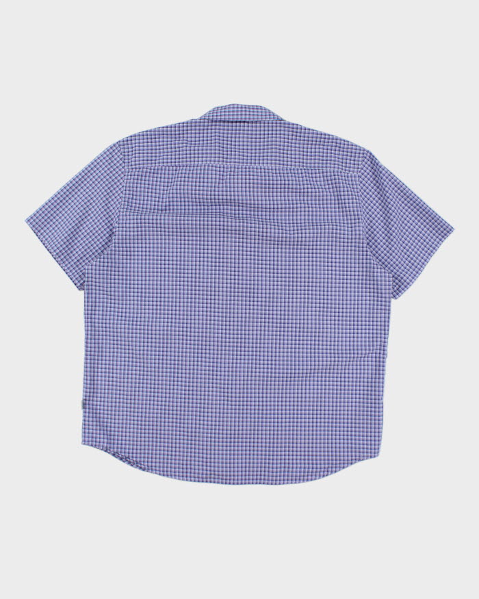 Calvin Klein Purple Check Shirt - XL