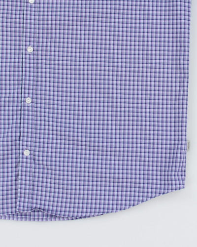Calvin Klein Purple Check Shirt - XL