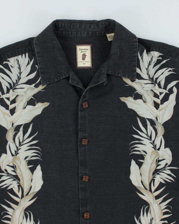 Vintage Jamacia Jaxx Hawaiian Silk Shirt - L