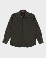 Vintage Dagr Khaki Long  Sleeve Shirt - L