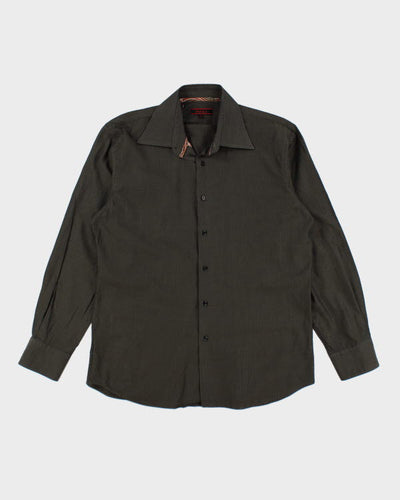 Vintage Dagr Khaki Long  Sleeve Shirt - L