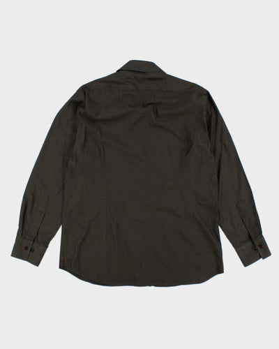 Vintage Dagr Khaki Long  Sleeve Shirt - L