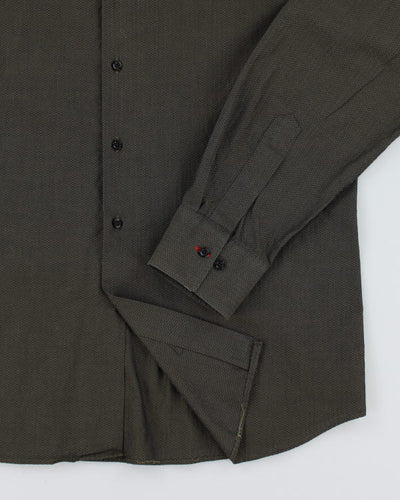 Vintage Dagr Khaki Long  Sleeve Shirt - L