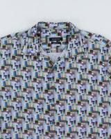 Vintage Bugatchi Pattern Long Sleeve Shirt - XL
