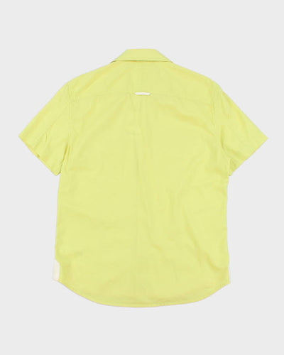 Vintage Y2k 00s Armani Exchange Yellow Shirt - M